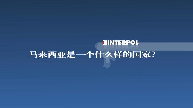 马来西亚是一个什么样的国家？