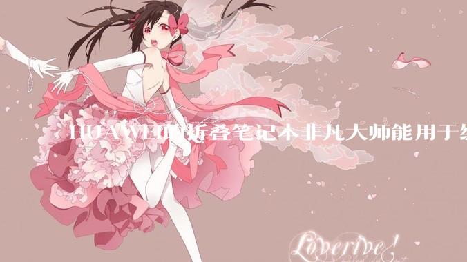HUAWEI的折叠笔记本非凡大师能用于编程吗?
